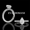 SOLITAIRE DIAMANT FORME POIRE