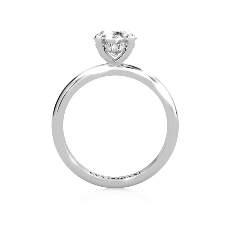 SOLITAIRE DIAMANT FORME ovale