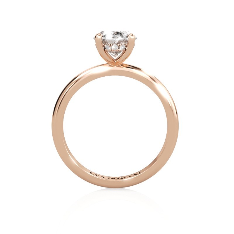 SOLITAIRE DIAMANT FORME ovale