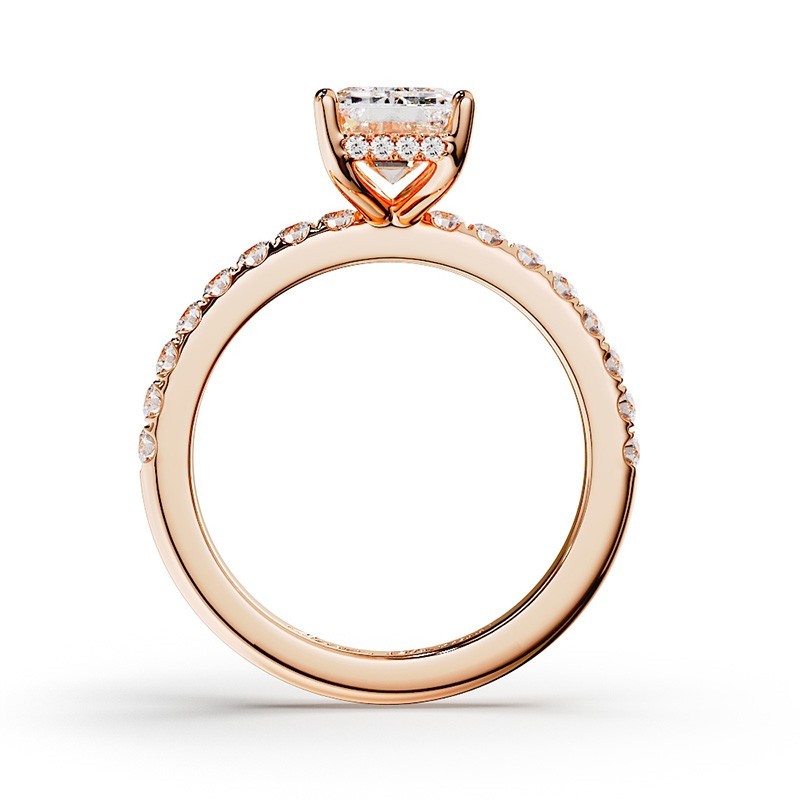 copie de SOLITAIRE DIAMANT FORME POIRE