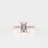 copie de SOLITAIRE DIAMANT FORME POIRE