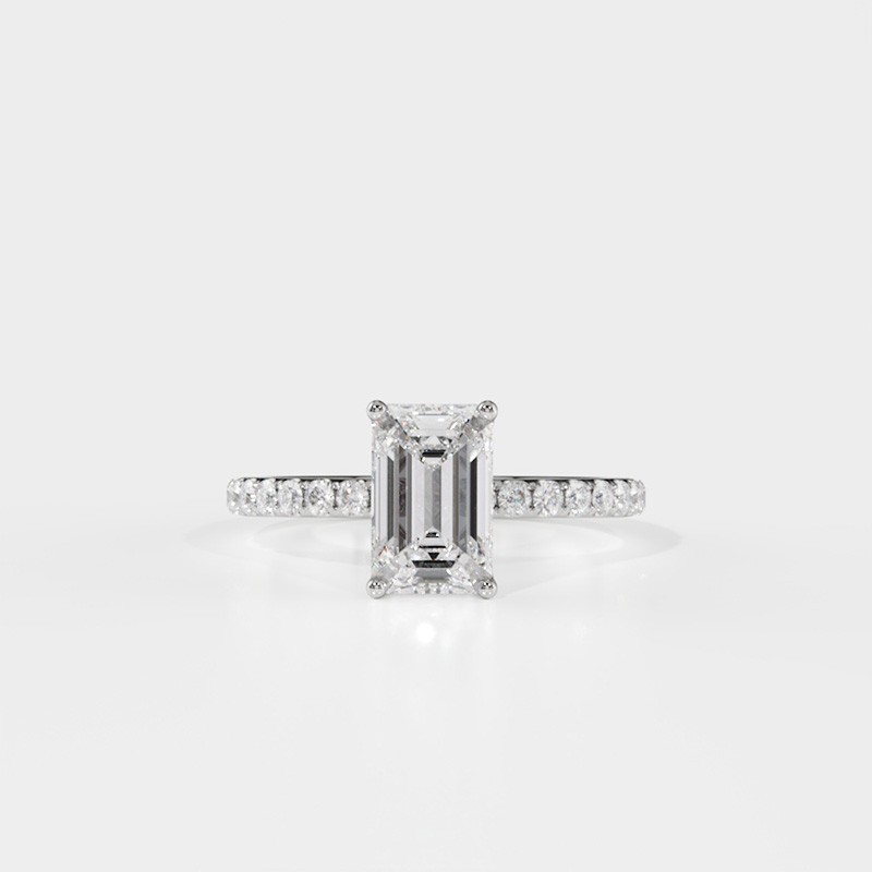 copie de SOLITAIRE DIAMANT FORME POIRE