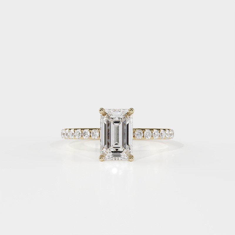 copie de SOLITAIRE DIAMANT FORME POIRE