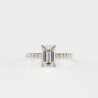 copie de SOLITAIRE DIAMANT FORME POIRE