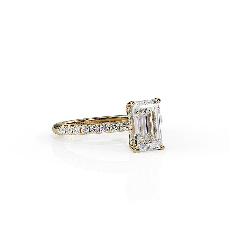 copie de SOLITAIRE DIAMANT FORME POIRE