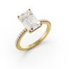 copie de SOLITAIRE DIAMANT FORME POIRE