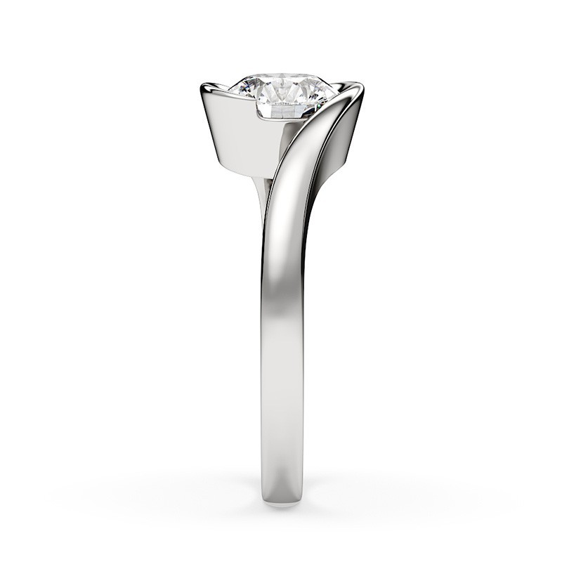 SOLITAIRE DIAMANT FORME POIRE 1