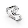 SOLITAIRE DIAMANT FORME POIRE 1