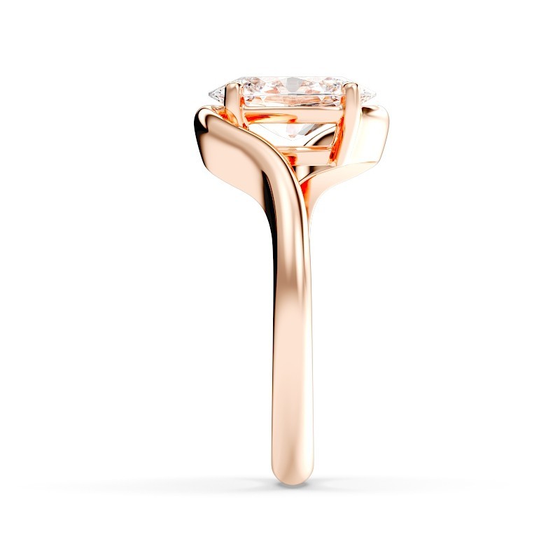 SOLITAIRE DIAMANT FORME POIRE 1