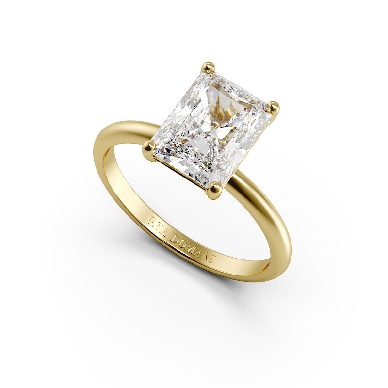 SOLITAIRE DIAMANT FORME POIRE 1