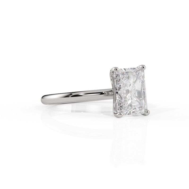 SOLITAIRE DIAMANT FORME POIRE 1
