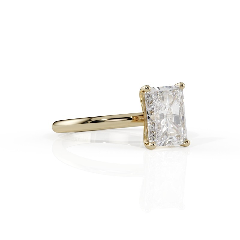SOLITAIRE DIAMANT FORME POIRE 1