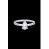 SOLITAIRE DIAMANT FORME POIRE 1