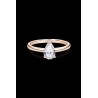 SOLITAIRE DIAMANT FORME POIRE 1