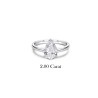 SOLITAIRE DIAMANT FORME POIRE 1