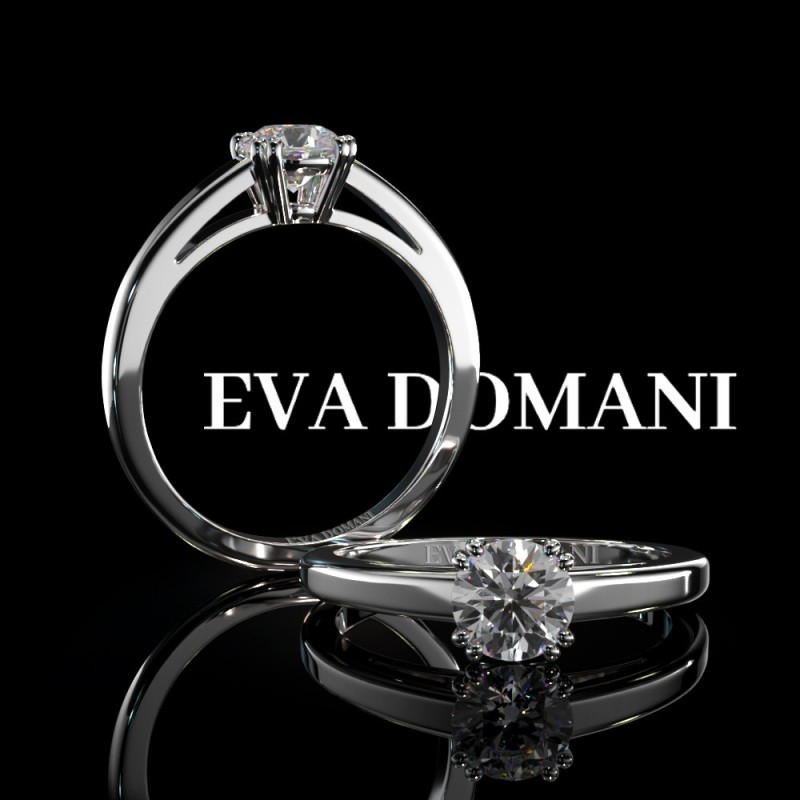 SOLITAIRE DIAMANT FORME POIRE 1