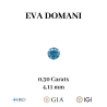 DIAMANT BLEU DE LABORATOIRE TAILLE BRILLANT