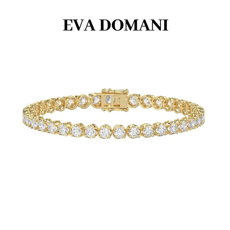 BRACELET RIVIÈRE DIAMANT CERCLE D'AMORIA 7 CARATS