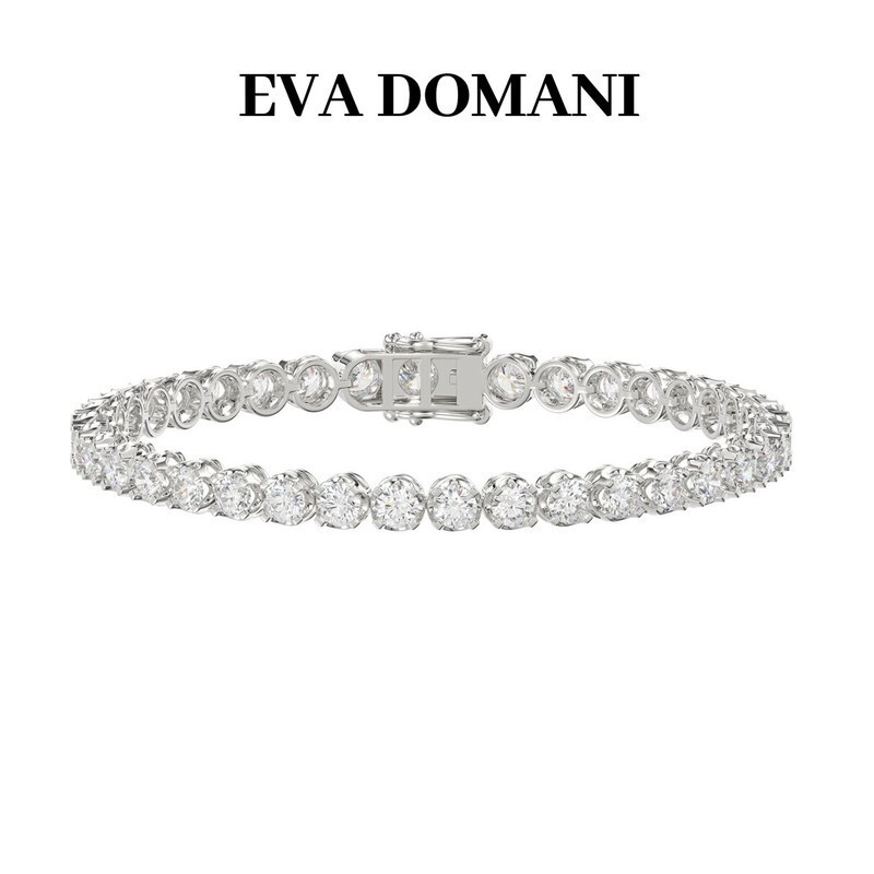 BRACELET RIVIÈRE DIAMANT CERCLE D'AMORIA 7 CARATS