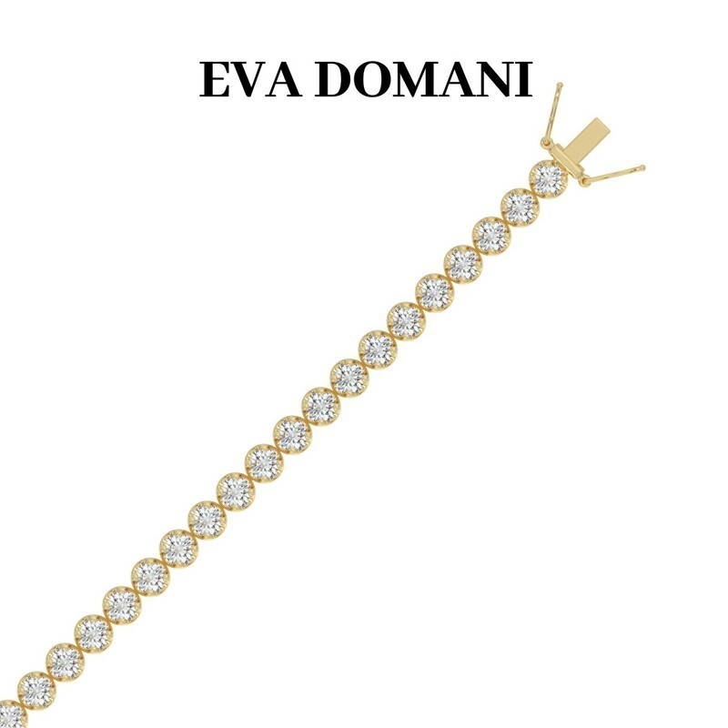 BRACELET RIVIÈRE DIAMANT CERCLE D'AMORIA 5 CARATS