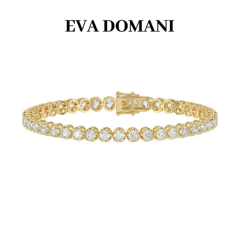 BRACELET RIVIÈRE DIAMANT CERCLE D'AMORIA 5 CARATS