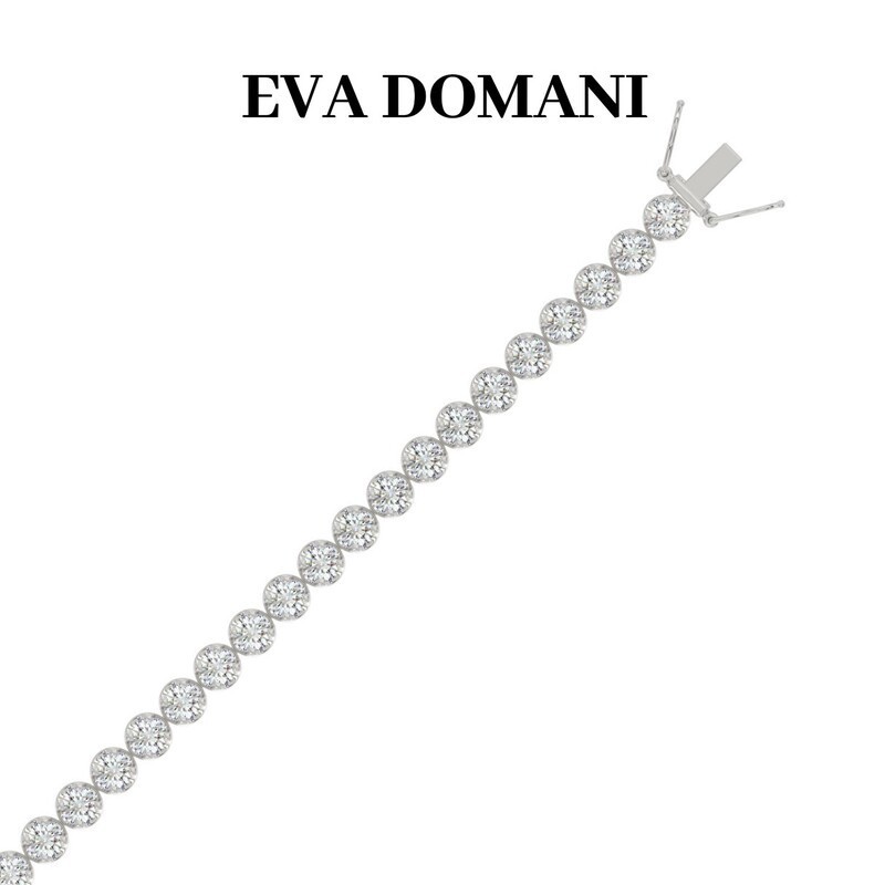 BRACELET RIVIÈRE DIAMANT CERCLE D'AMORIA 5 CARATS