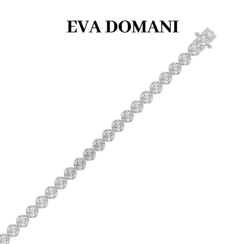 BRACELET RIVIÈRE DIAMANT CERCLE D'AMORIA 5 CARATS