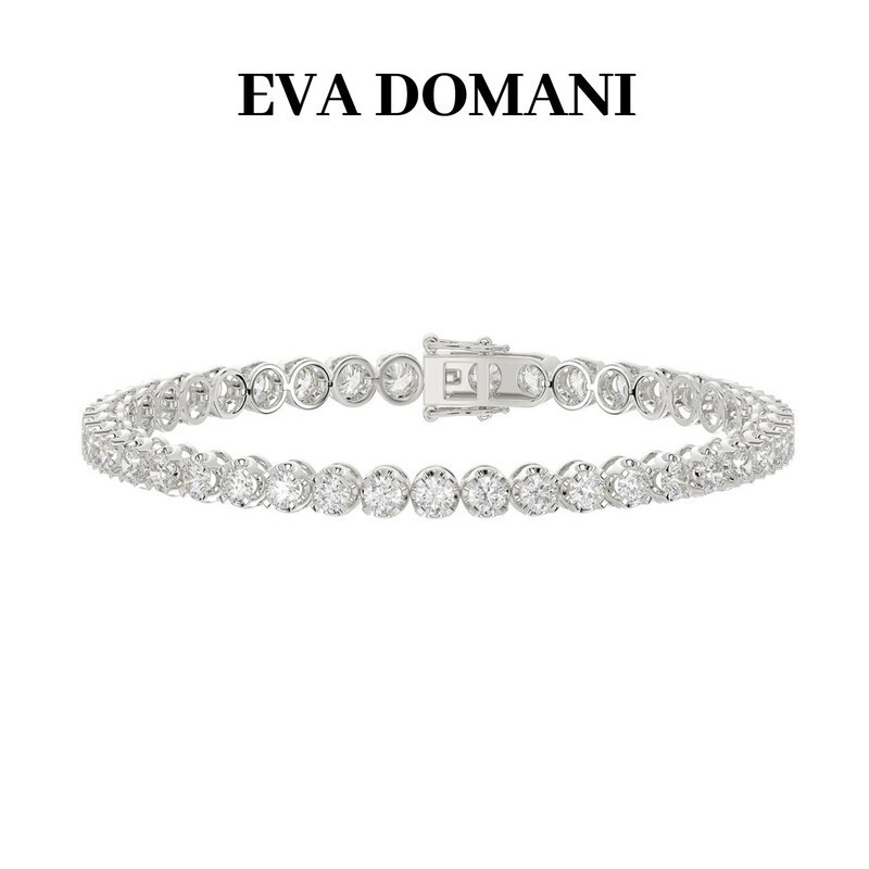 BRACELET RIVIÈRE DIAMANT CERCLE D'AMORIA 5 CARATS