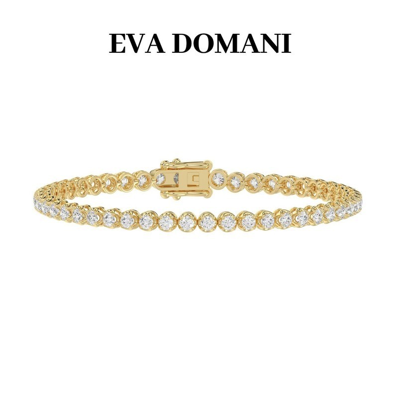 BRACELET RIVIÈRE DIAMANT CERCLE D'AMORIA 3 CARATS