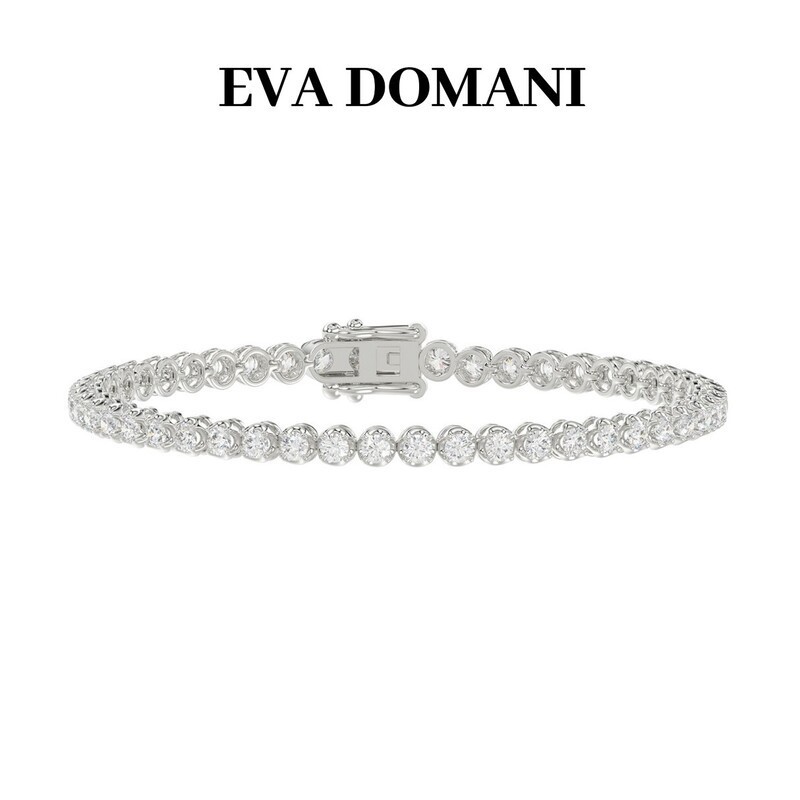 BRACELET RIVIÈRE DIAMANT CERCLE D'AMORIA 3 CARATS
