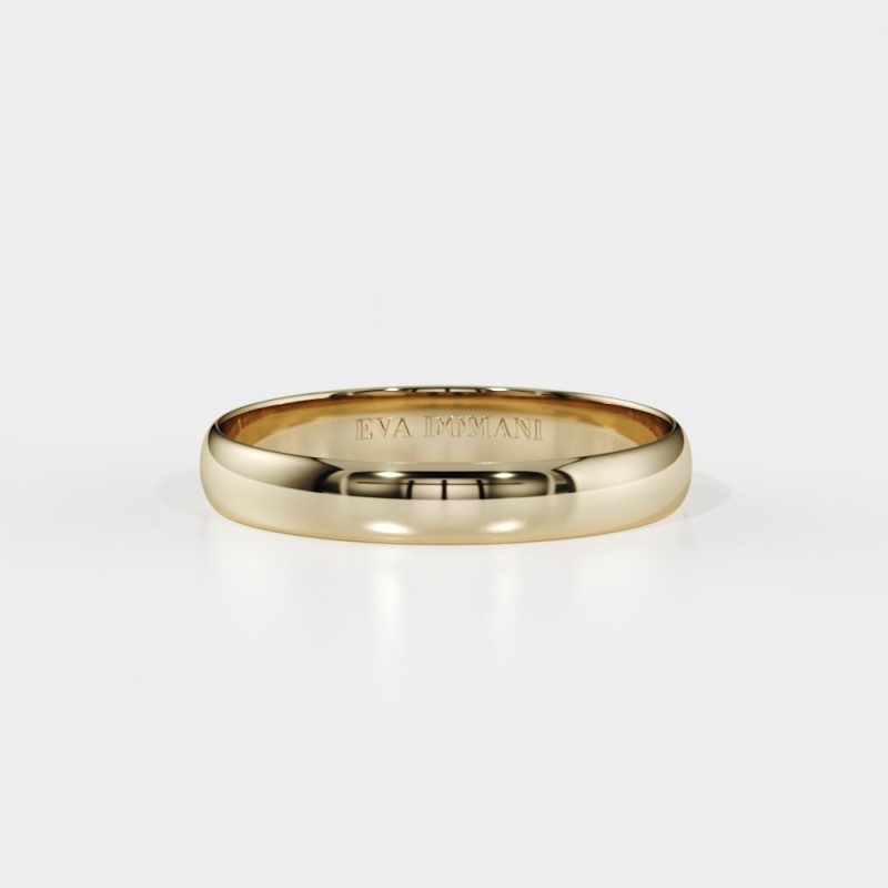 DEMI-JONC OR 18 k ou PLATINE 950