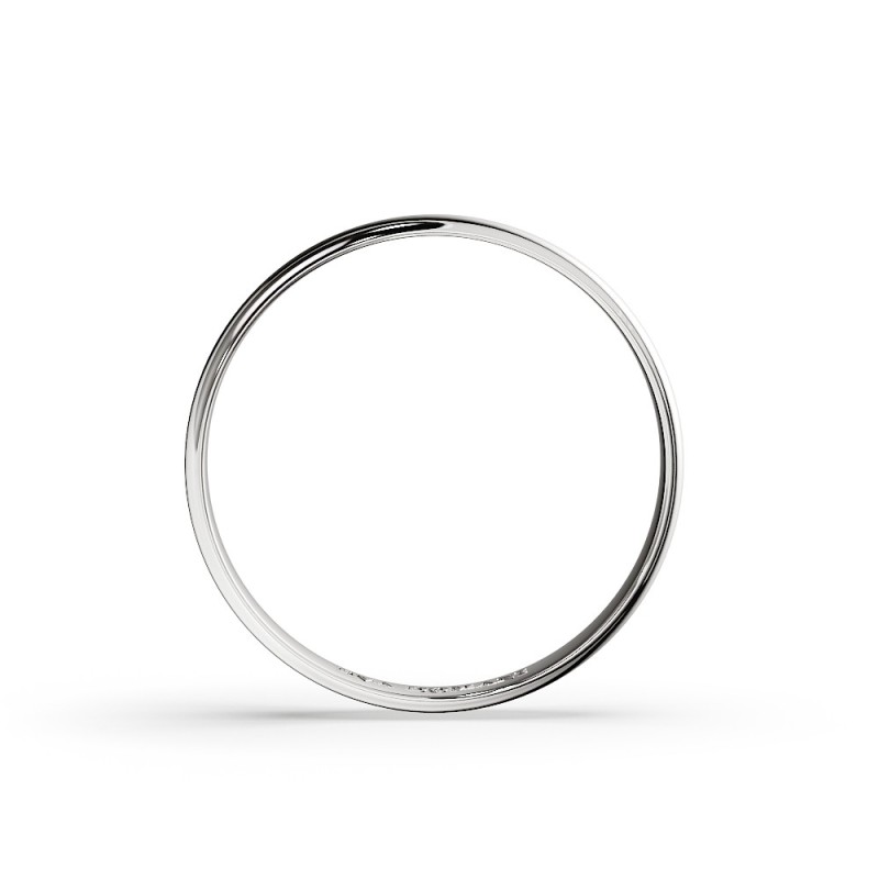DEMI-JONC OR 18 k ou PLATINE 950