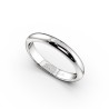 DEMI-JONC GRAND CONFORT OR 18 k OU PLATINE 950
