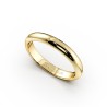 DEMI-JONC GRAND CONFORT OR 18 k OU PLATINE 950