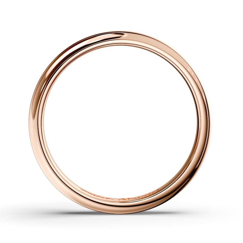 DEMI-JONC GRAND CONFORT OR 18 k OU PLATINE 950