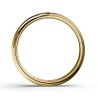 DEMI-JONC GRAND CONFORT OR 18 k OU PLATINE 950