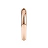 DEMI-JONC GRAND CONFORT OR 18 k OU PLATINE 950