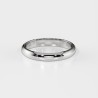 DEMI-JONC GRAND CONFORT OR 18 k OU PLATINE 950
