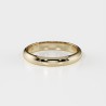 DEMI-JONC GRAND CONFORT OR 18 k OU PLATINE 950