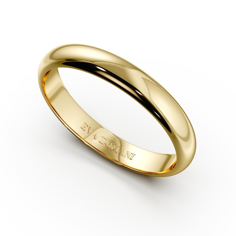 DEMI-JONC GRAND CONFORT OR 9k