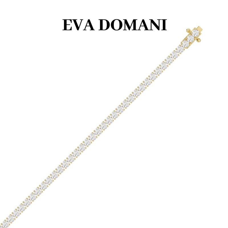 BRACELET RIVIÈRE DIAMANT CLASSIQUE 5 CARATS