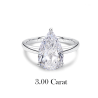SOLITAIRE DIAMANT FORME POIRE 1