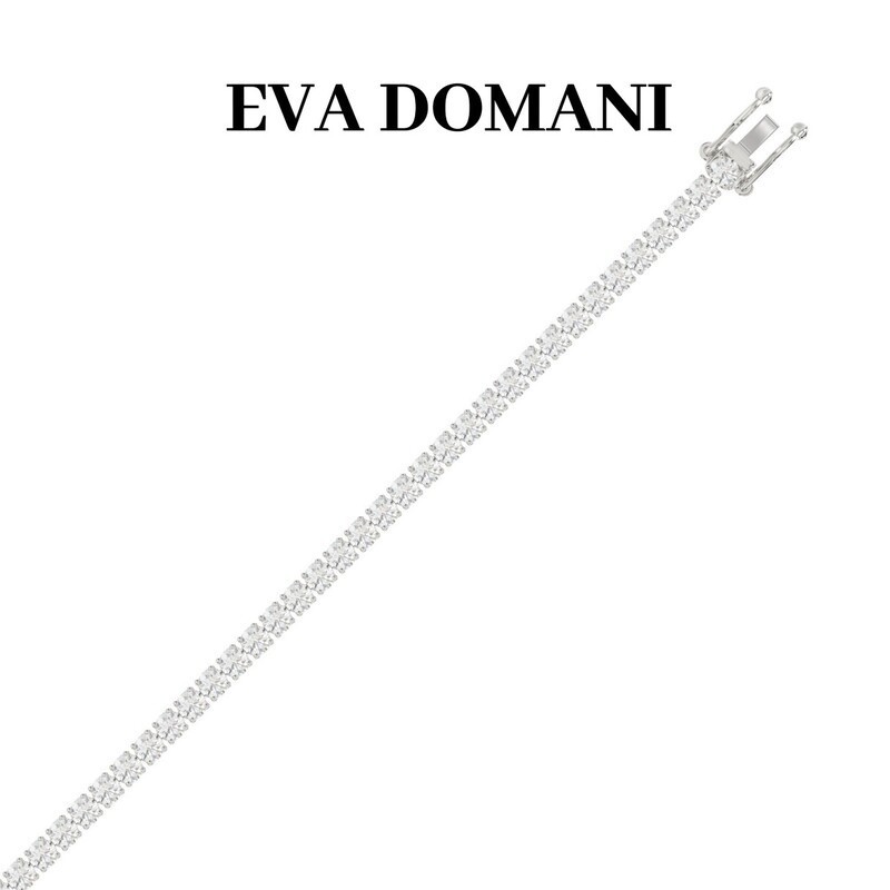 BRACELET RIVIÈRE DIAMANT CLASSIQUE 5 CARATS