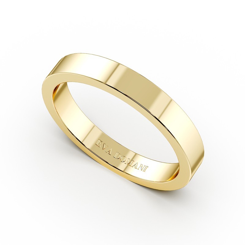 ALLIANCE RUBAN GRAND CONFORT OR 18 K OU PLATINE 950