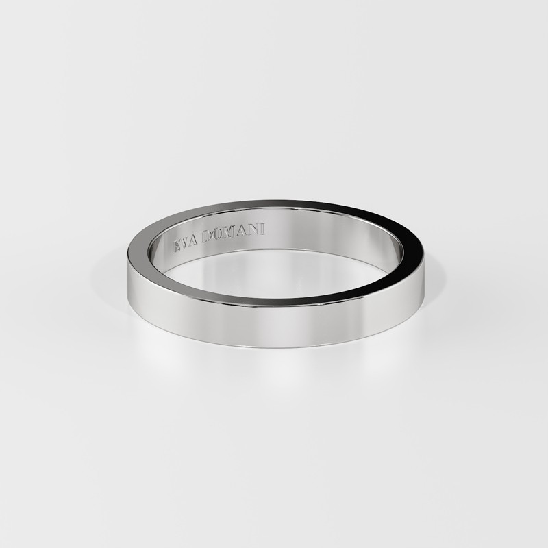 ALLIANCE RUBAN GRAND CONFORT ARGENT 925
