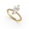 SOLITAIRE SIZE S DIAMANT ACCOMPAGNÉ TAILLE MARQUISE