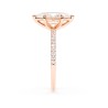 SOLITAIRE SIZE S DIAMANT ACCOMPAGNÉ TAILLE MARQUISE