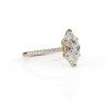 SOLITAIRE SIZE S DIAMANT ACCOMPAGNÉ TAILLE MARQUISE