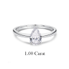 SOLITAIRE DIAMANT FORME POIRE 1
