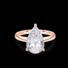 SOLITAIRE DIAMANT FORME POIRE 1